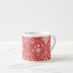 Antique scroll wallpaper 2 espresso cup