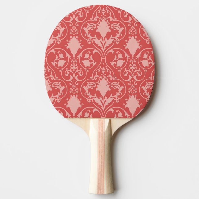 Antique scroll wallpaper 2 ping pong paddle (Front)