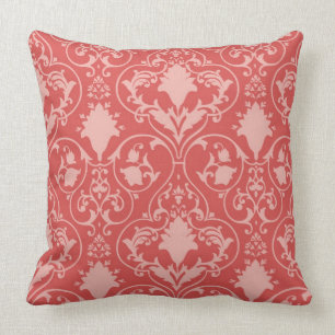 Antique scroll wallpaper cushion