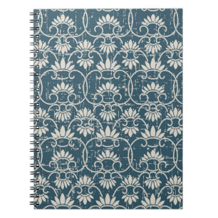 Antique Seamless retro worn out background retro C Notebook