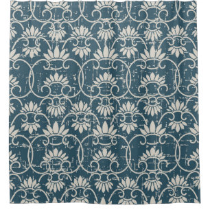 Antique Seamless retro worn out background retro C Shower Curtain