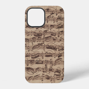 Antique Sheet Music Bach Manuscript iPhone 12 Case