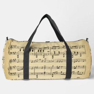 Antique Sheet Music Duffle Bag