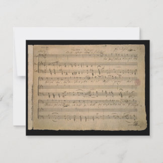 Antique Sheet Music from 1822, Song of the Old Man