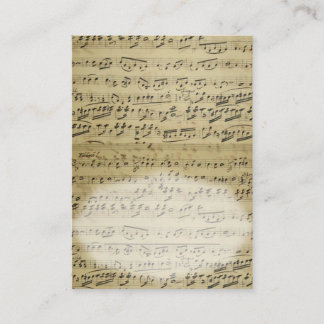 Antique Sheet Music Place Card