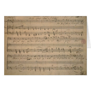 Antique Sheet Music, Song of the Old Man, 1822