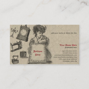 Antique Shop / Antique Dealer / Vintage Art Business Card