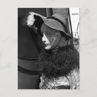 Antique Shop Mannequin, 1941 Postcard