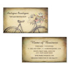 Antique Shop Vintage Restoration Floral Bicycle