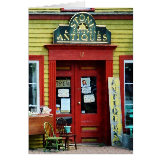 Antique Shop With Two Chairs (Front)