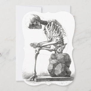 Antique Skeleton Anatomy: Gothic Halloween Medical