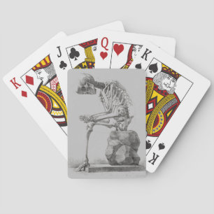 Antique Skeleton Anatomy: Gothic Halloween Medical Playing Cards