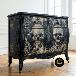 Antique Skullcraft Decoupage  Tissue Paper