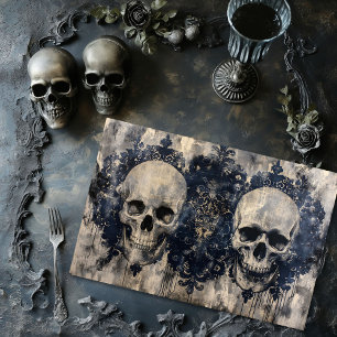Antique Skullcraft Decoupage  Tissue Paper