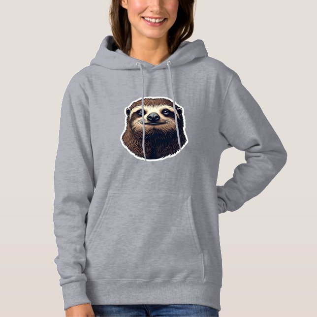 Antique Sloth Illustration Vintage Tee (2) (Front)