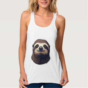 Antique Sloth Illustration Vintage Tee (2)