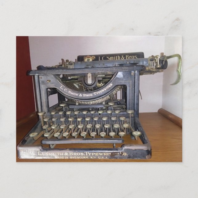 Antique Smith Brothers Typewriter Postcard (Front)