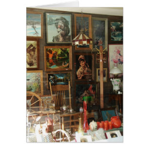 Antique Store Window Display