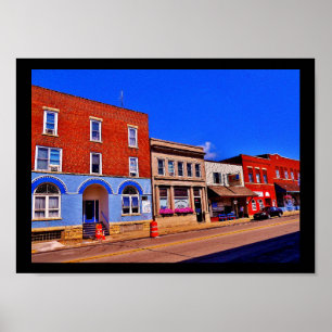 Antique Storefronts Poster