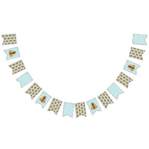 Antique Style Bumble Bee – Vintage Inspired Bunting