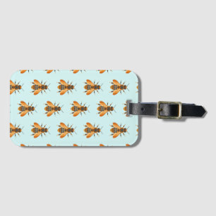 Antique Style Bumble Bee – Vintage Inspired Luggage Tag