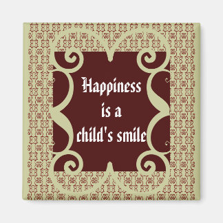 ANTIQUE STYLE CHILD'S SMILE MAGNET