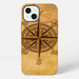 Antique Style Compass Rose iPhone 13 Case