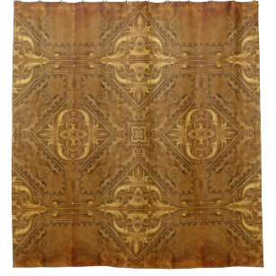 Antique Style Pattern grunge 11 + your ideas Shower Curtain