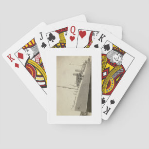 Antique Style Ship Playing Cards Real Photo