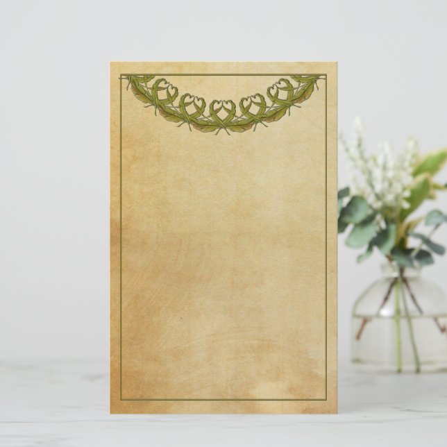 Antique style Stationery Paper (Standing Front)