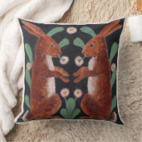 Antique Style Woodland Hare Spring Flower Decor