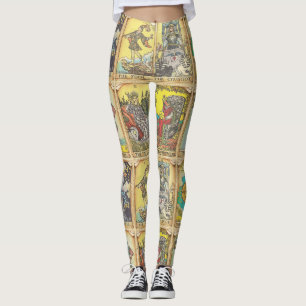 Antique Tarot Card Leggings – Cool