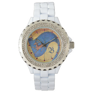 ANTIQUE TAROTS,COURT CARDS,FLAG OF DEER MONOGRAM WATCH