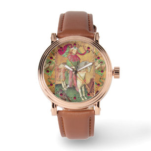 Antique Tarots /German Court Cards/King of Falcons Watch