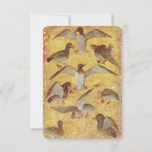 Antique Tarots /German Court Cards/Nine of Ducks