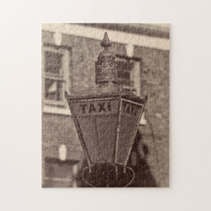 Antique Taxi Lamp - 11x14 - 252 pieces Jigsaw Puzzle