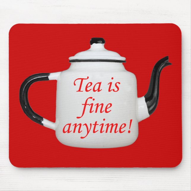 Antique Teapot Mouse Pad (Front)