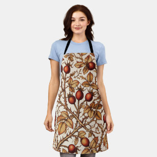 Antique Terracotta Briar Rose Apron