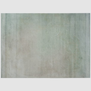 Antique Texture Green Blue Gray Ephemera Decoupage Tissue Paper