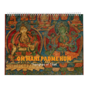 Antique Tibetan Thangkas Calendar