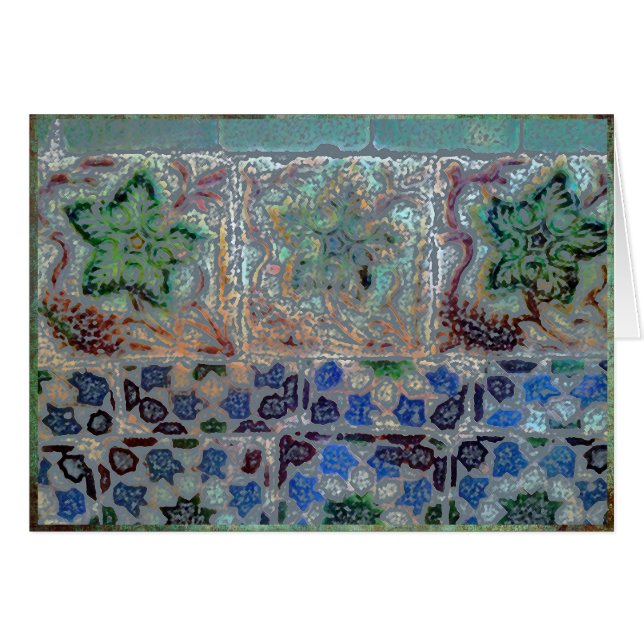 Antique tiles from Portugal. (Front Horizontal)