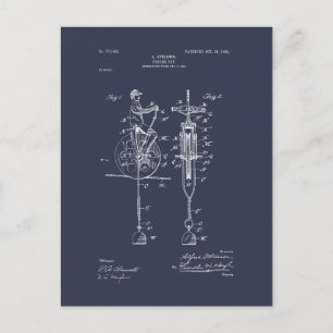 Antique Toy 1904 Patent Drawing Postcard