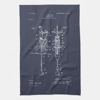 Antique Toy 1904 Patent Drawing Tea Towel