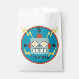 Antique Toy Robot Birthday Favour Bags