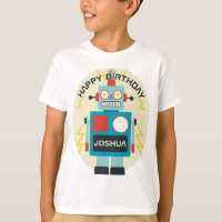 Antique Toy Robot Birthday