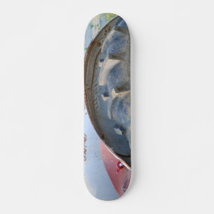 antique tractor skateboard