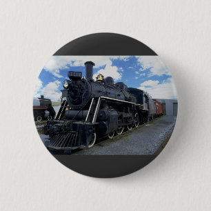 Antique Train 6 Cm Round Badge