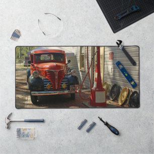 Antique Truck Custom Desk Mat 