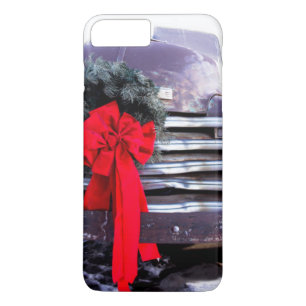 Antique Truck with Festive Christmas Wreath Case-Mate iPhone Case