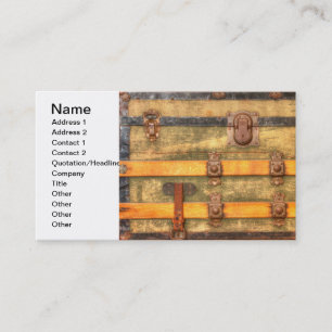 Antique Trunk Business Card
